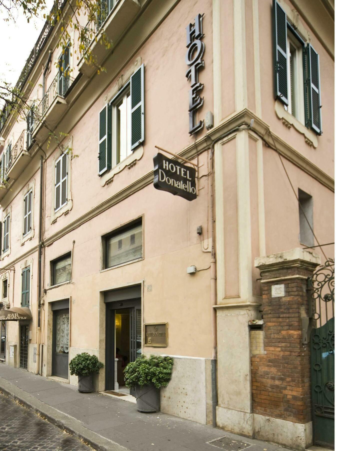 Hotel Donatello Рим Экстерьер фото